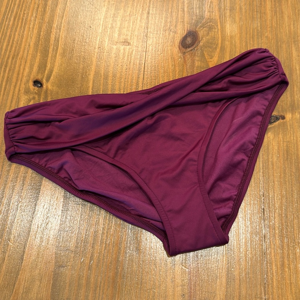 Seafolly twist band hipster Bikini Bottom 10 NWOT liner intact